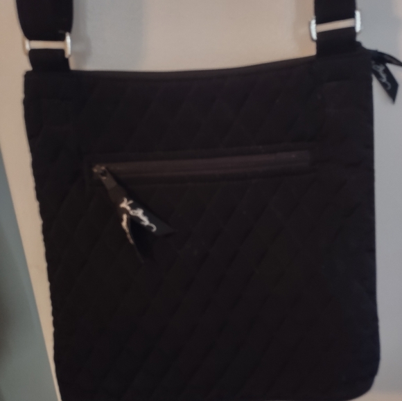 Vera Bradley Black Quilted Crossbody Bag - Picture 5 of 8